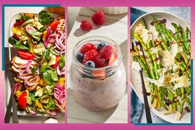 a collage of recipes featured in the 7 day anti-inflammatory meal plan