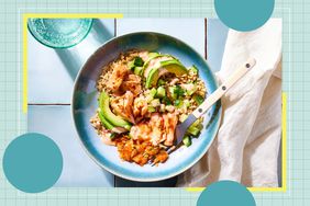 a recipe photo of the Salmon Rice Bowl