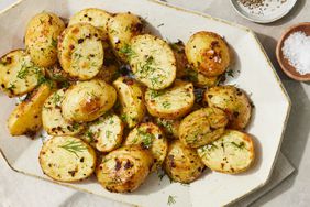 a recipe photo of the Crispy Oven-Roasted Potatoes