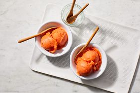 a recipe photo of the Strawberry-Mango Nice Cream