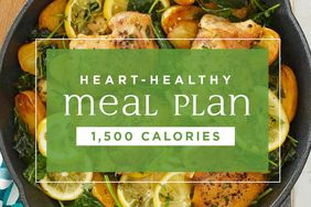 Heart-Healthy Meal Plan: 1,500 Calories, skillet chicken and lemon with potatoes