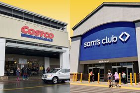 a photo of a Costco and Sam's Club storefront