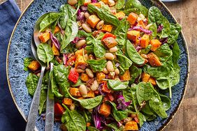 Bowl of spinach salad