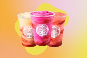 a photo of the Starbucks frozen lemonades