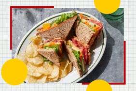 a recipe photo of the Loaded Veggie Club Sandwich
