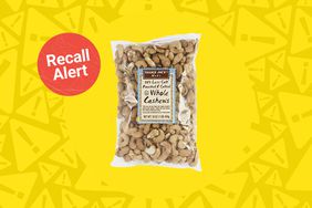 a photo of the Trader Joe's 50% Less Salt Roasted & Salted Whole Cashews being recalled